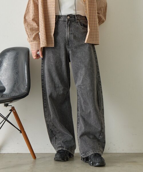 goocy(グースィー) ジーンズ デニム デニムパンツ カーブラインデニムパンツ レディース : ZOZOTOWN Yahoo!店 - 通販 ...