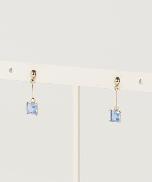 「Jewel closet by L&Co.」 ピアス（両耳用） FREE ライトブルー レディース