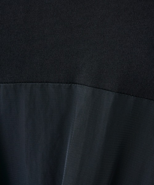 「BEARDSLEY」 ドッキングワンピース M ブラック レディースの画像