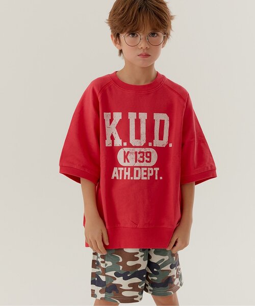 BREEZE（ブリーズ） tシャツ 「WEB限定」KUDOZ.B ラグランカレッジ半袖