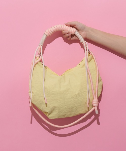 ショルダーバッグ バッグ :「WEB限定」撥水ナイロンハーフムーン2WAYBAG レディース メンズの画像
