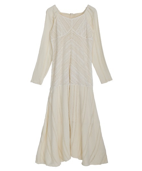 Ameri（アメリ） ドレス 2WAY CRAFT MIX LACE DRESS : ZOZOTOWN Yahoo