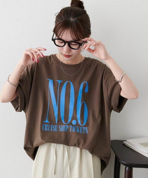 Discoat（ディスコート） tシャツ 「Enlude」アソート縦長ナンバーロゴ