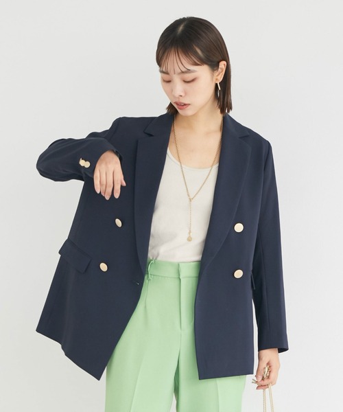 「DOUX ARCHIVES」 テーラードジャケット MEDIUM ベージュ レディース_画像7