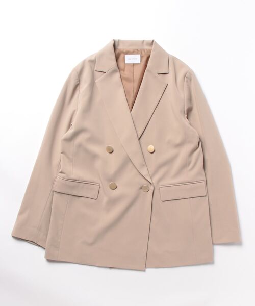 「DOUX ARCHIVES」 テーラードジャケット MEDIUM ベージュ レディース_画像9