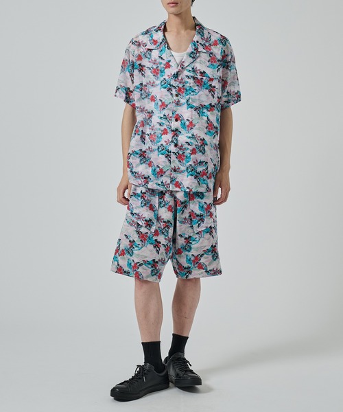 パンツ 「sulvam/サルバム」アロハイージーパンツ メンズの画像