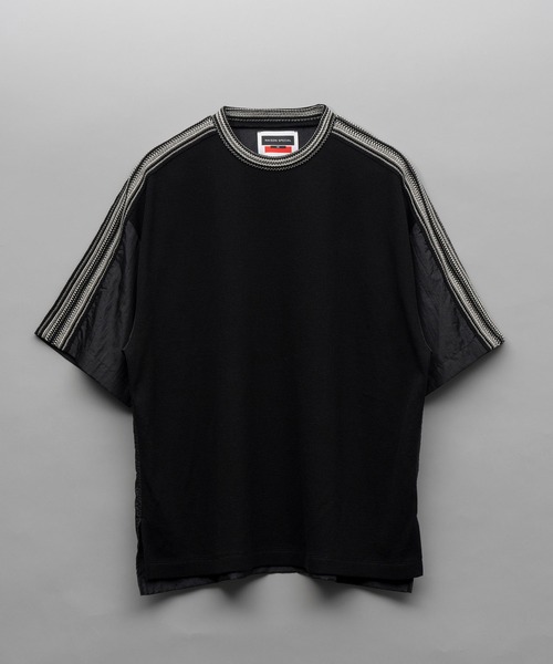 「MAISON SPECIAL」 半袖Tシャツ 2 ブラック メンズ_画像2