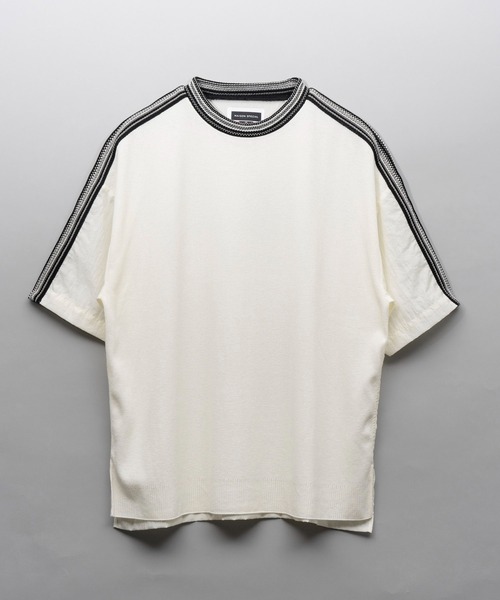 「MAISON SPECIAL」 半袖Tシャツ 2 ブラック メンズ_画像9