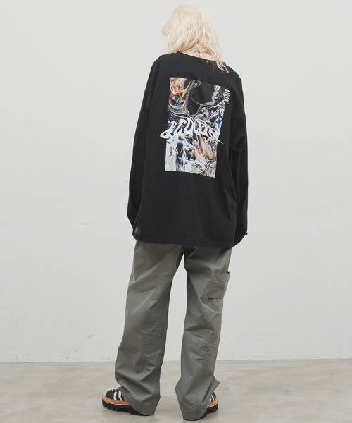 「AIVER」 パンツ LARGE ライトパープル メンズ_画像7