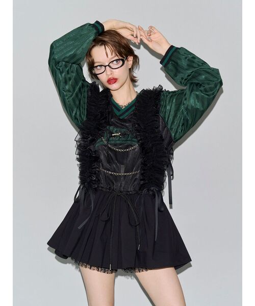 jouetie（ジュエティ） ワンピース 「LONSDALE×jouetie」Vネック