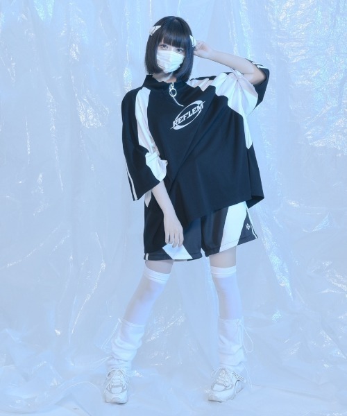 「REFLEM」 半袖カットソー FREE ブルー レディース_画像2