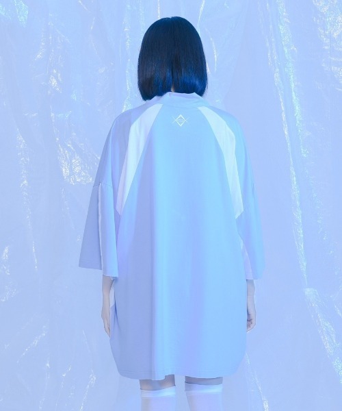「REFLEM」 半袖カットソー FREE ブルー レディース_画像5
