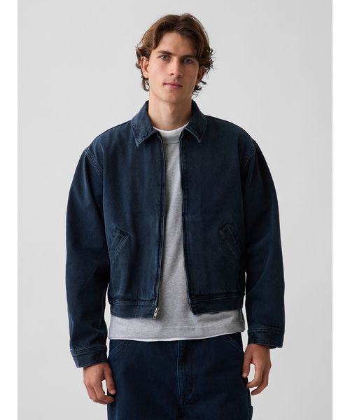 GAP（ギャップ） デニムジャケット gジャン デニム ボクシー ワーク