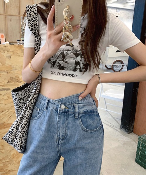 「meJane」 デニムパンツ L ブルー レディース_画像9