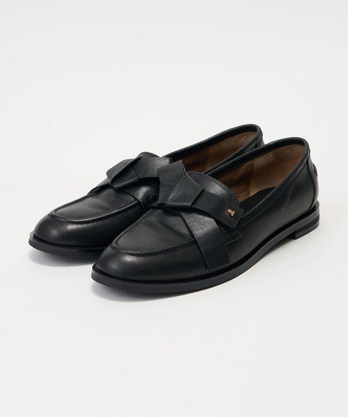 値下げ⭐︎LANVIN リボン ローファー LANVIN en Bleu ローファー レザーリボンローファー レディース