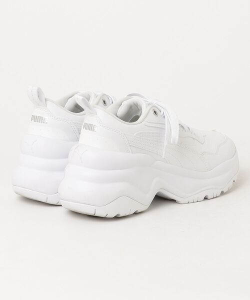 「PUMA」 ローカットスニーカー 25.5cm ホワイト レディース_画像2
