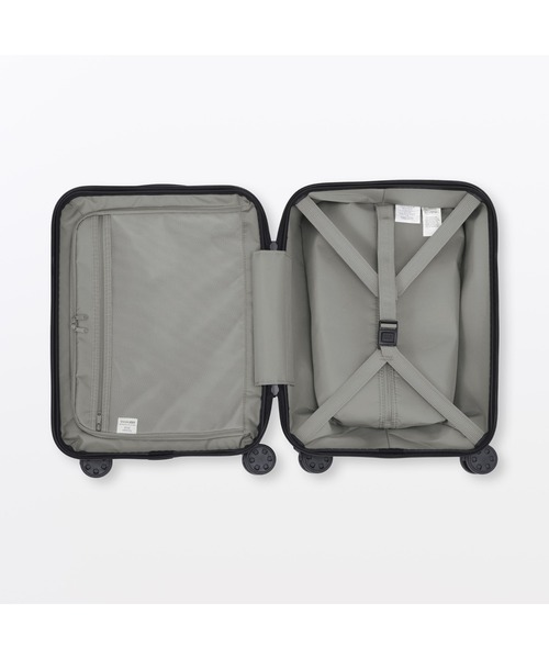 無印良品MUJI バーを自由に調節できるハードキャリーケース 33L 機内持込可 無印良品（MUJI） スーツケース バーを自由に調節できる ハード