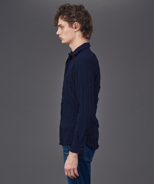 5351 POUR LES HOMMES シャツ エステルツイルワッシャー シャツ メンズ