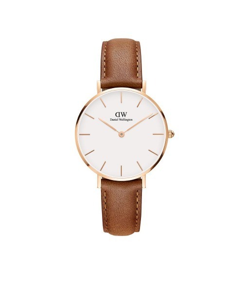 チョコダニエルウェリントン Petite Durham 32mm Daniel Wellington（ダニエルウェリントン） 腕時計 レディース PETITE