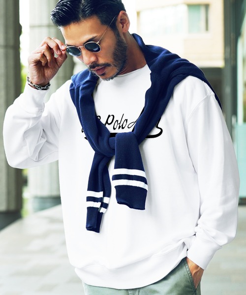 ポロジーンズ 刺繍ロゴ スウェット トレーナー グレー L 5597 Ralph Lauren - ポロジーンズ 刺繍ロゴ スウェット トレーナー