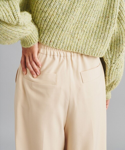 GRACE CONTINENTAL パンツ ベルテッドワイドパンツ レディース