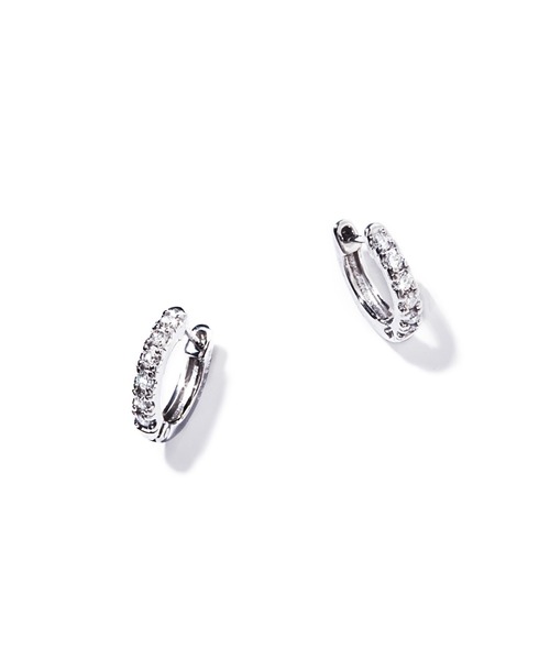 ピアス 「les bon bon」two face diamond pierce WG BOB201W レディースの画像
