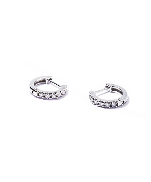 ピアス 「les bon bon」two face diamond pierce WG BOB201W レディースの画像