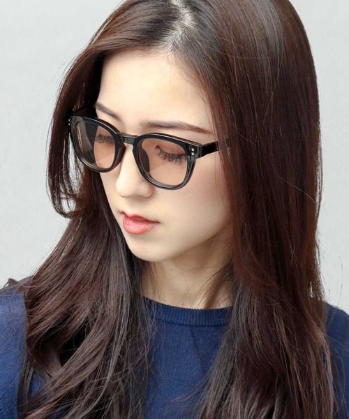 A.M.S. サングラス セルフレーム サングラス ウェリントンタイプ