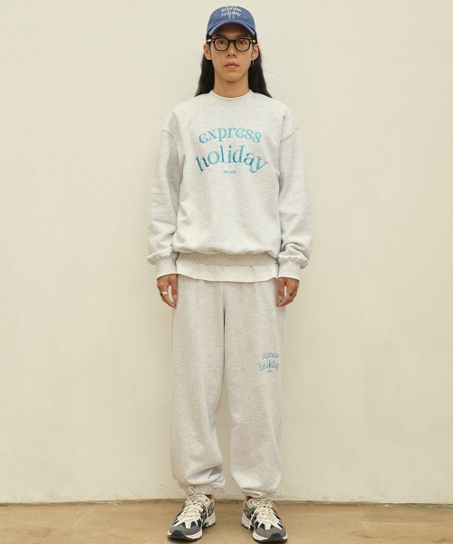 トレーナー スウェット A'GEM/9 × .kom「Express Holiday
