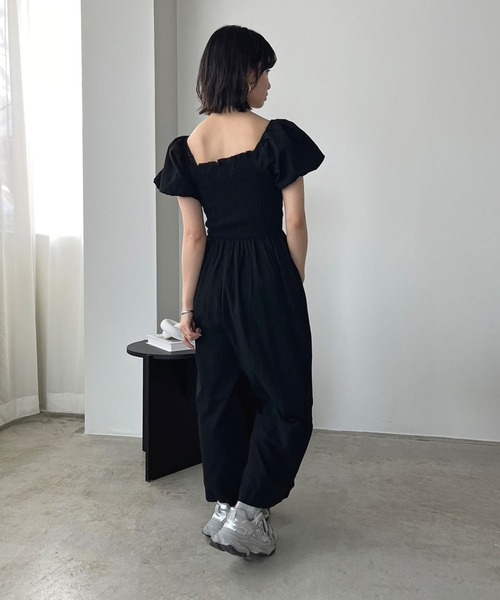 Jewelobe オールインワン バルーンスリーブシャーリング
