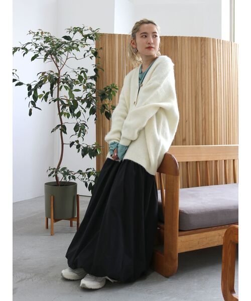 Ungrid - 今期新品Ungridニットロングカーデ♡ Ungrid（アングリッド） カーディガン 「WEB限定」カラールーズニット