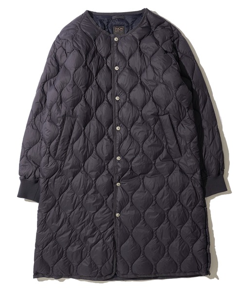 TAION キルティングロングコート TAION／タイオン】キルティングロングダウンコート | フレディ