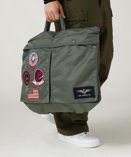 AVIREX ヘルメットバッグ AVIREX トートバッグ TOP GUN HELMET BAG / トップガン