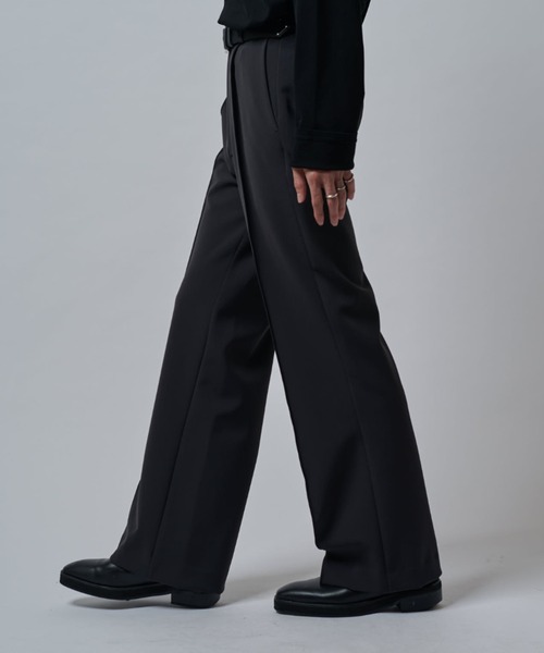 Lui's(ルイス) スラックス ワイドレッグフレアパンツ メンズ Lui's(ルイス) スラックス ワイドレッグフレアパンツ メンズ