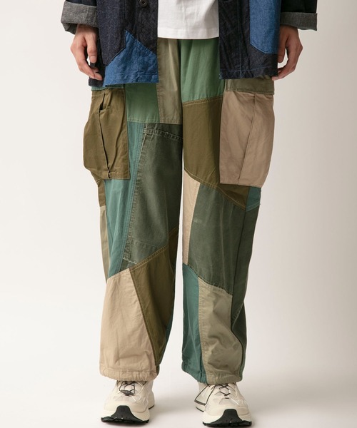 Johnbull カーゴパンツ 「rebear by Johnbull」パッチワーク
