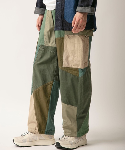 Johnbull カーゴパンツ 「rebear by Johnbull」パッチワーク