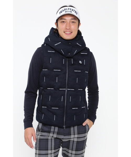 PEARLY GATESパーリーゲイツフルジップフーディダウンベスト5（L 新品