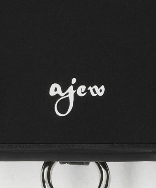 ajew iPhone15 ケース　ショルダーストラップ付き ajew iPhone15/15pro対応 エジュー cadenas zipphone case