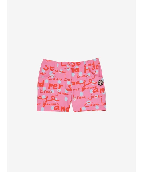 and per se（アンパスィ） パンツ SWING DRYエアリーピケ プリント