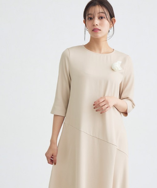 Pierrot（ピエロ） ワンピース 切替フレアワンピース : ZOZOTOWN Yahoo