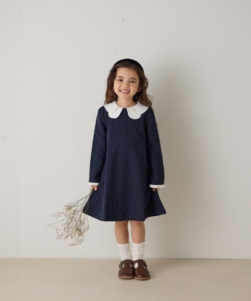 riziere（リジェール） ワンピース 「リンクコーデ」ダブルカラー