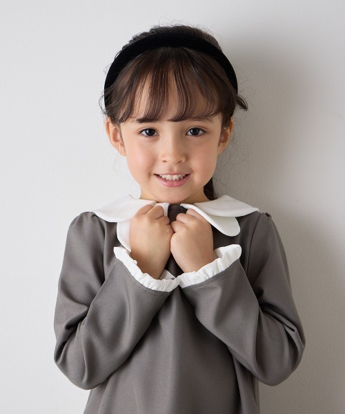 riziere（リジェール） ワンピース 「リンクコーデ」ダブルカラー