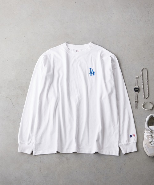 MLB tシャツ 」バックロゴ ロングスリーブTシャツ/メンズ メンズ