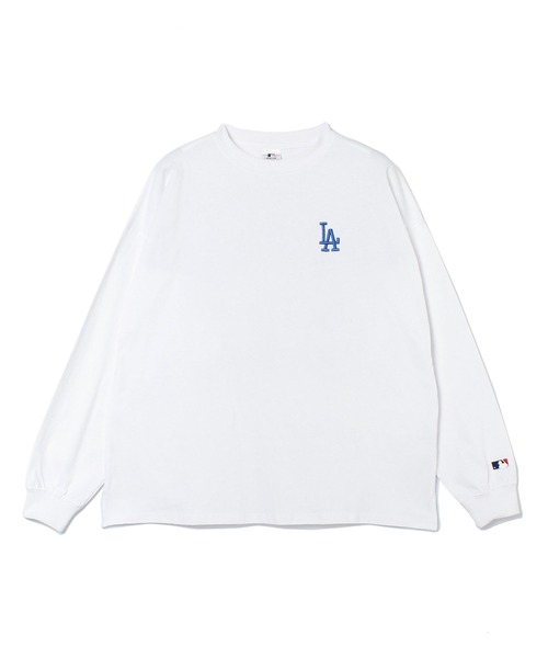 本当に信頼出来る店 MLB tシャツ メンズ ロングスリーブTシャツ バックロゴ 応援グッズ
