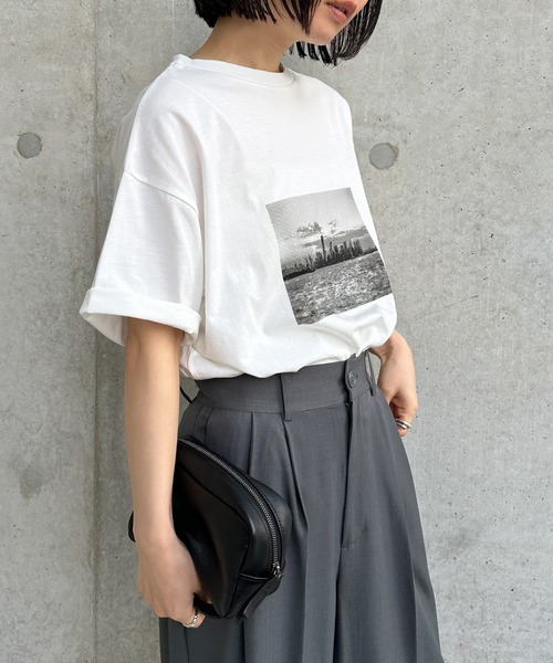 tシャツ 半袖 「選べる」アソートプリントオーバーサイズTシャツ