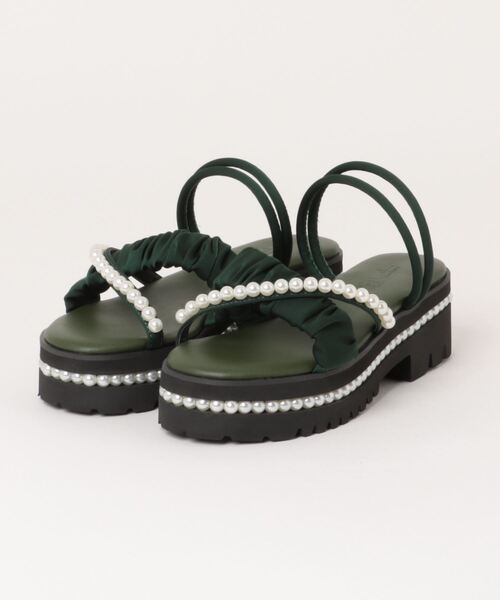 ♪直営アウトレット♪VALENTINO サンダル 各色  UPS/DHL配送 Parade サンダル 「厚底」トラックソールパールラインサンダル