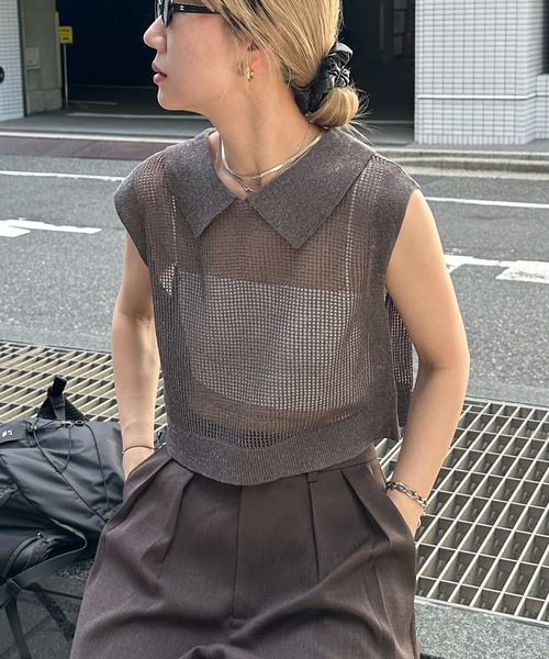 feepur ニット セーター 「ハンドウォッシャブル」リネン混