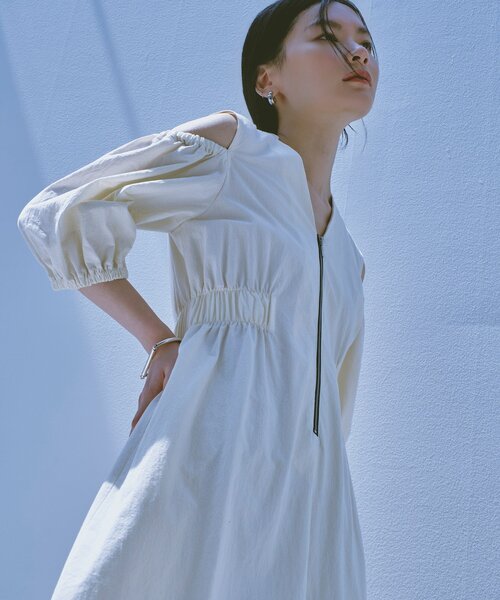 ワンピース djp,w様 CODE A ワンピース front zip desigin dress : ZOZOTOWN Yahoo