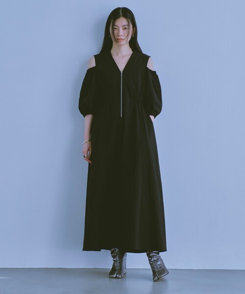 ワンピース djp,w様 CODE A ワンピース front zip desigin dress : ZOZOTOWN Yahoo