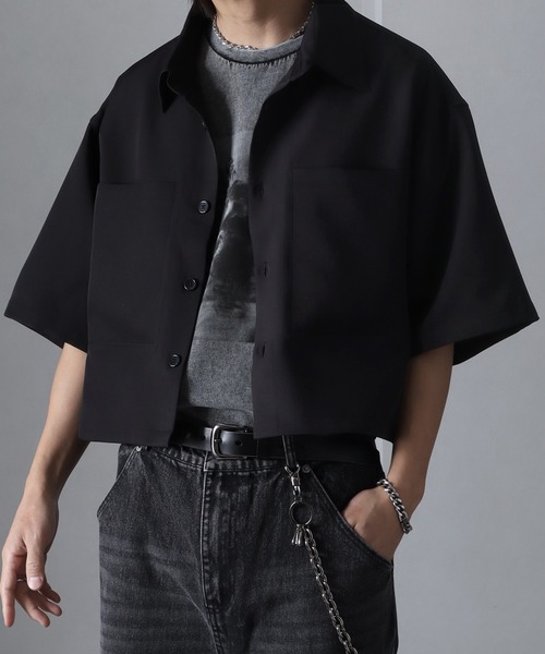 【美品】ebure エブール 　シャツ　オーバーサイズ　ゆったり　ハーフスリーブ エブール ebure オーガニックソフトコットン ロングスリーブT